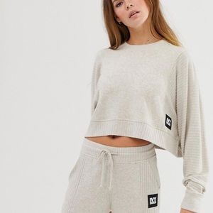 Ivy Park loungewear sweatshirt in sand
